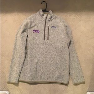 TCU Patagonia 1/4 zip jacket